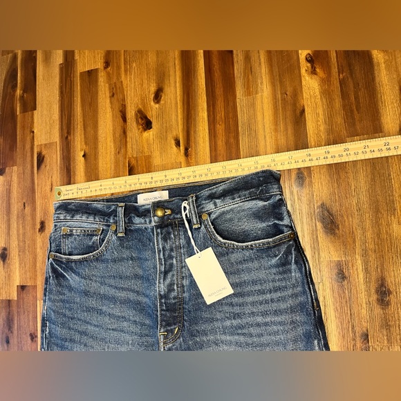 Alexa Chung for Madewell High-Rise Straight Jean in Allendale Wash NWT size 28 - Picture 9 of 15